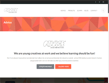Tablet Screenshot of advicestudents.ro